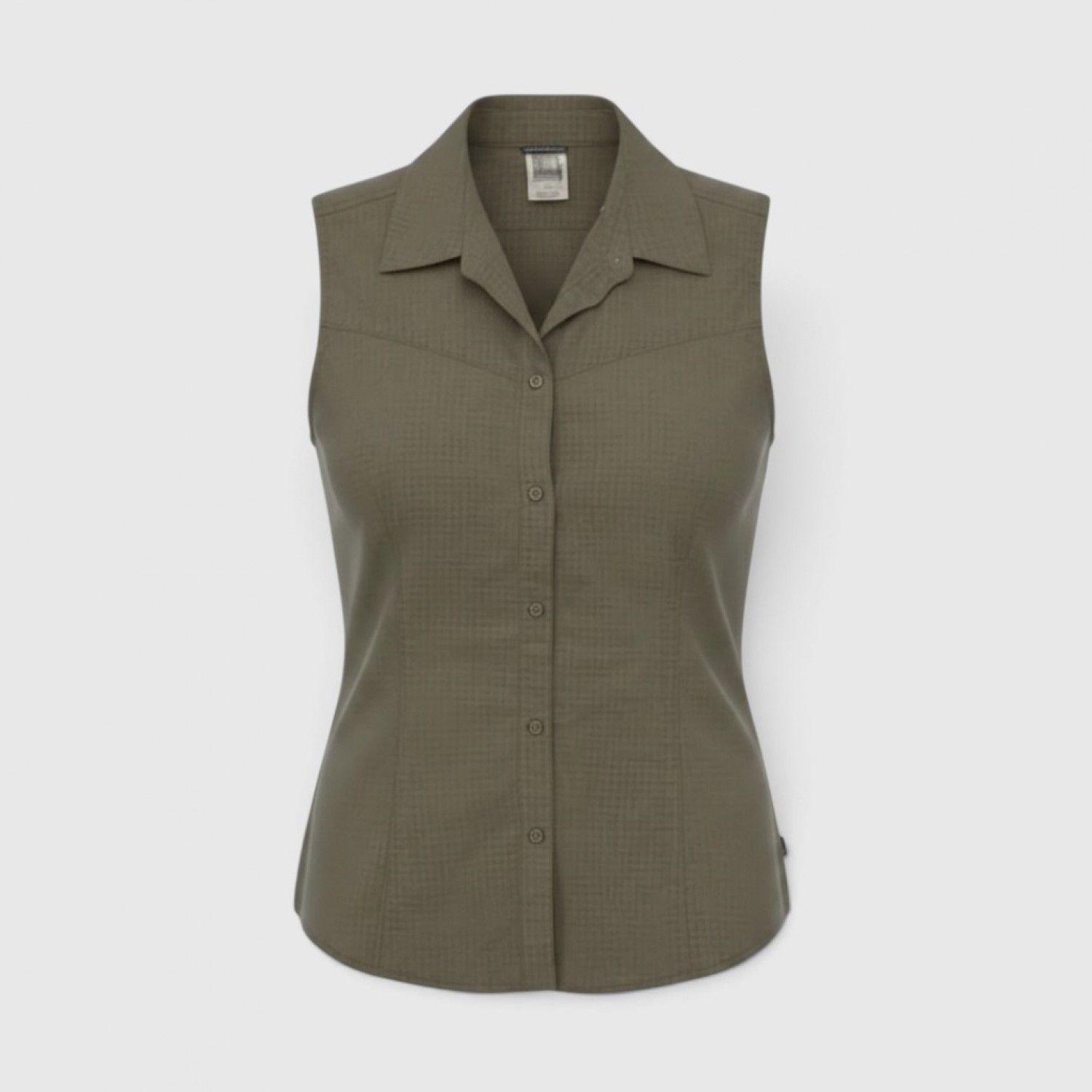 Jack Wolfskin Outdoor Αμάνικο Πουκάμισο  Χακί / Pre-Owned